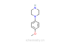 CAS:38212-30-5_1-(4-甲氧基苯基)哌嗪的分子结构