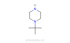 CAS:38216-72-7_N-叔丁基哌嗪的分子结构