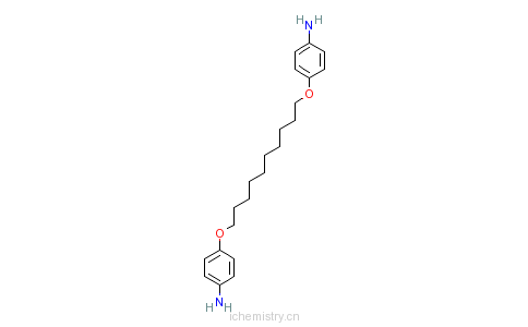 CAS:38324-63-9_4,4'-(1,10-癸二氧基)二苯胺的分子结构