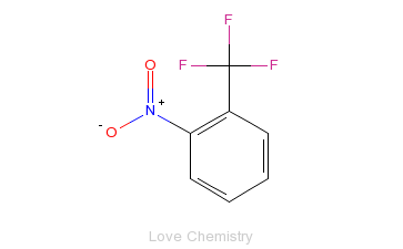 CAS:384-22-5_2-硝基三氟甲苯的分子结构