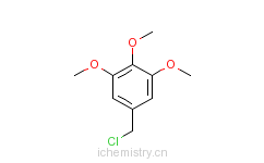 CAS:3840-30-0_3,4,5-三甲氧基苄氯的分子结构