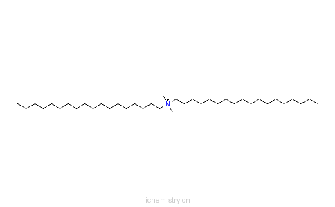 CAS:3843-16-1_甲基硫酸-N,N-二甲基-N-十八烷基-1-十八烷铵的分子结构