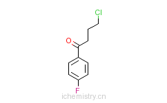 CAS:3874-54-2_4-氯-4'-氟苯丁酮的分子结构