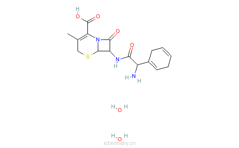 CAS:38821-53-3_头孢拉定的分子结构