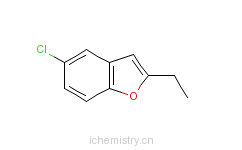 CAS:39178-59-1_5-氯-2-乙基苯并呋喃的分子结构