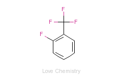 CAS:392-85-8_2-氟三氟甲苯的分子结构