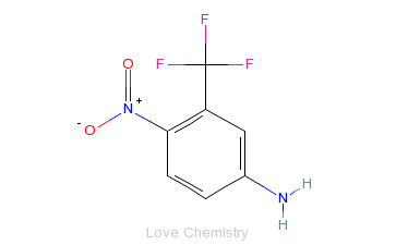 CAS:393-11-3_5-氨基-2-硝基三氟甲苯的分子结构