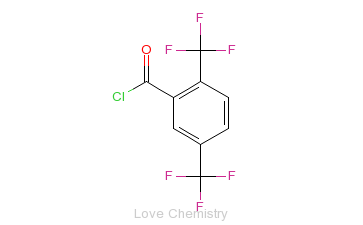 CAS:393-82-8_2,5-双三氟甲基苯甲酰氯的分子结构