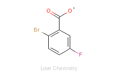 CAS:394-28-5_2-溴-5-氟苯甲酸的分子结构