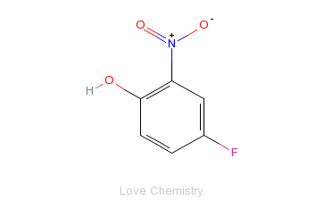 CAS:394-33-2_4-氟-2-硝基苯酚的分子结构