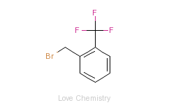 CAS:395-44-8_2-(三氟甲基)苄溴的分子结构