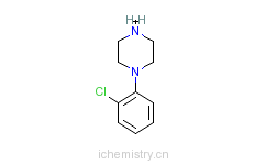 CAS:39512-50-0_1-(2-氯苯基)哌嗪的分子结构