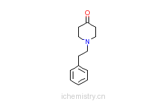 CAS:39742-60-4_N-(2-苯乙基)-4-哌啶酮的分子结构