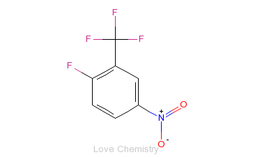 CAS:400-74-8_2-氟-5-硝基三氟甲苯的分子结构