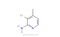 CAS:40073-38-9_3-Bromo-4-methylpyridin-2-ylamineķӽṹ