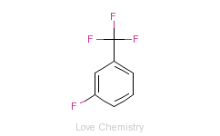 CAS:401-80-9_3-氟三氟甲苯的分子结构