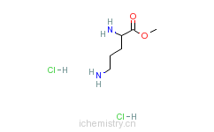 CAS:40216-82-8_L-鸟氨酸甲酯二盐酸盐的分子结构