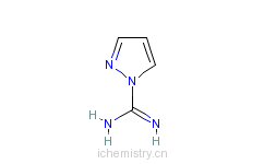 CAS:4023-02-3_1H-吡唑-1-甲脒盐酸盐的分子结构