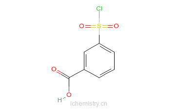 CAS:4025-64-3_3-氯磺酰基苯甲酸的分子结构