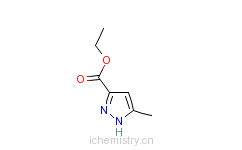 CAS:4027-57-0_3-甲基吡唑-5-甲酸乙酯的分子结构