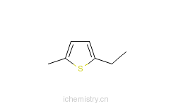 CAS:40323-88-4_2-乙基-5-甲基噻吩的分子结构