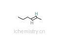 CAS:4050-45-7_反-2-己烯的分子结构