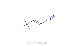 CAS:406-86-0_4,4,4-三氟丁烯腈的分子结构