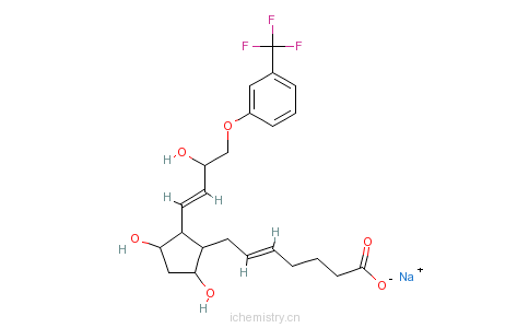 CAS:40666-16-8_氟前列醇的分子结构