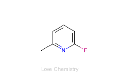 CAS:407-22-7_2-氟-6-甲基吡啶的分子结构