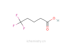 CAS:407-62-5_5,5,5-三氟戊酸的分子结构