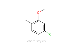 CAS:40794-04-5_5-氯-2-甲基苯甲醚的分子结构