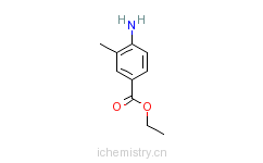 CAS:40800-65-5_4-氨基-3-甲基苯甲酸乙酯的分子结构