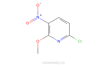 CAS:40851-91-0_2-甲氧基-3-硝基-6-氯吡啶的分子结构