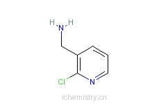 CAS:40932-43-2_2-氯-3-甲基氨基吡啶的分子结构