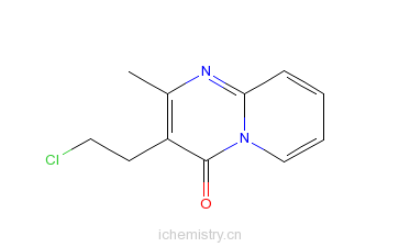 CAS:41078-70-0_3-(2-氯乙基)-2-甲基吡啶并[1,2-a]嘧啶-4-酮的分子结构
