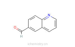 CAS:4113-04-6_喹啉-6-甲醛的分子结构