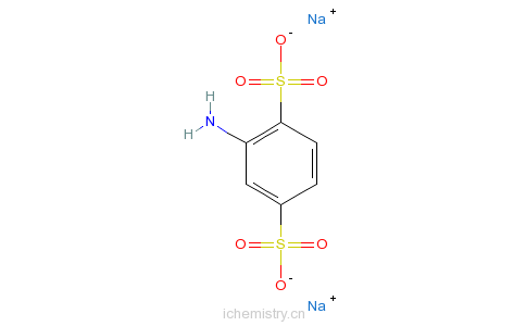 CAS:41184-20-7_2-氨基-1,4-苯二磺酸双钠盐的分子结构
