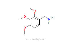 CAS:41219-16-3_2,3,4-三甲氧基苄胺的分子结构