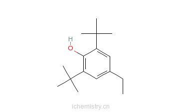 CAS:4130-42-1_2,6-二叔丁基-4-乙基苯酚的分子结构