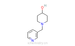 CAS:414889-63-7_1-(吡啶-3-基甲基)哌啶-4-醇的分子结构