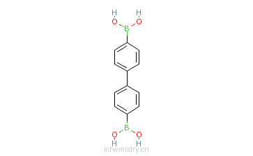CAS:4151-80-8_4,4'-联苯基二硼酸的分子结构