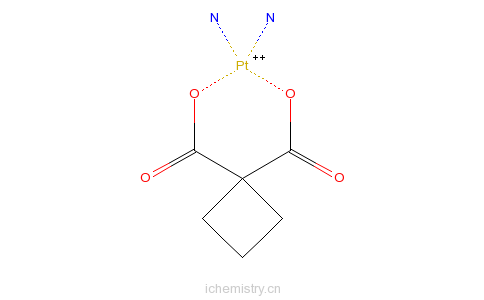 cas:41575-94-4_卡铂的分子结构