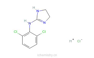 CAS:4205-91-8_盐酸可乐定的分子结构