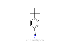 CAS:4210-32-6_4-叔丁基苄腈的分子结构