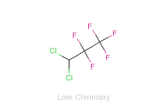 CAS:422-56-0_3,3-二氯-1,1,1,2,2-五氟丙烷的分子结构