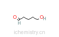 CAS:4221-03-8_5-羟基戊醛的分子结构