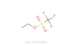 CAS:425-75-2_三氟甲烷磺酸乙酯的分子结构