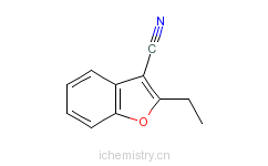 CAS:42901-97-3_3-氰基-2-乙基苯并呋喃的分子结构