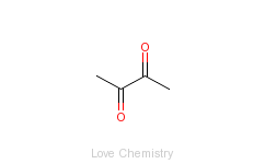 CAS:431-03-8_2,3-丁二酮的分子结构