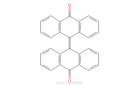 CAS:434-85-5_二蒽酮的分子结构